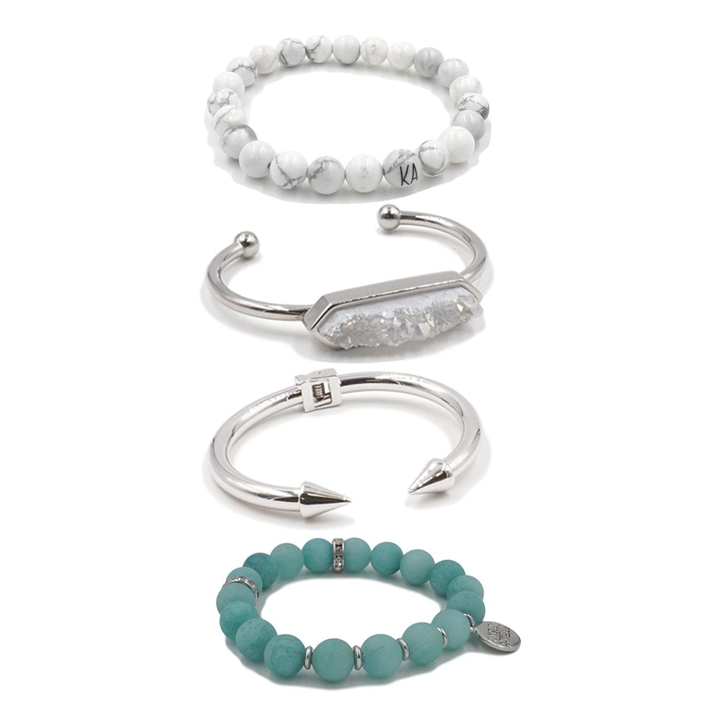 Silver Fox Bracelet Stack