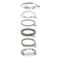 Silver Harriet Bracelet Stack