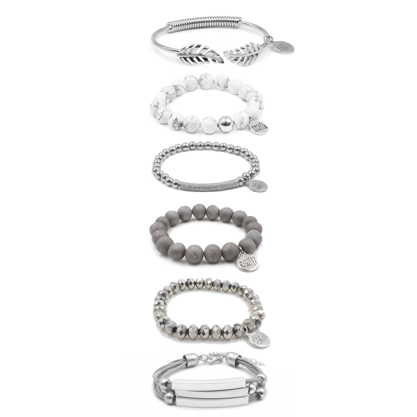 Silver Harriet Bracelet Stack