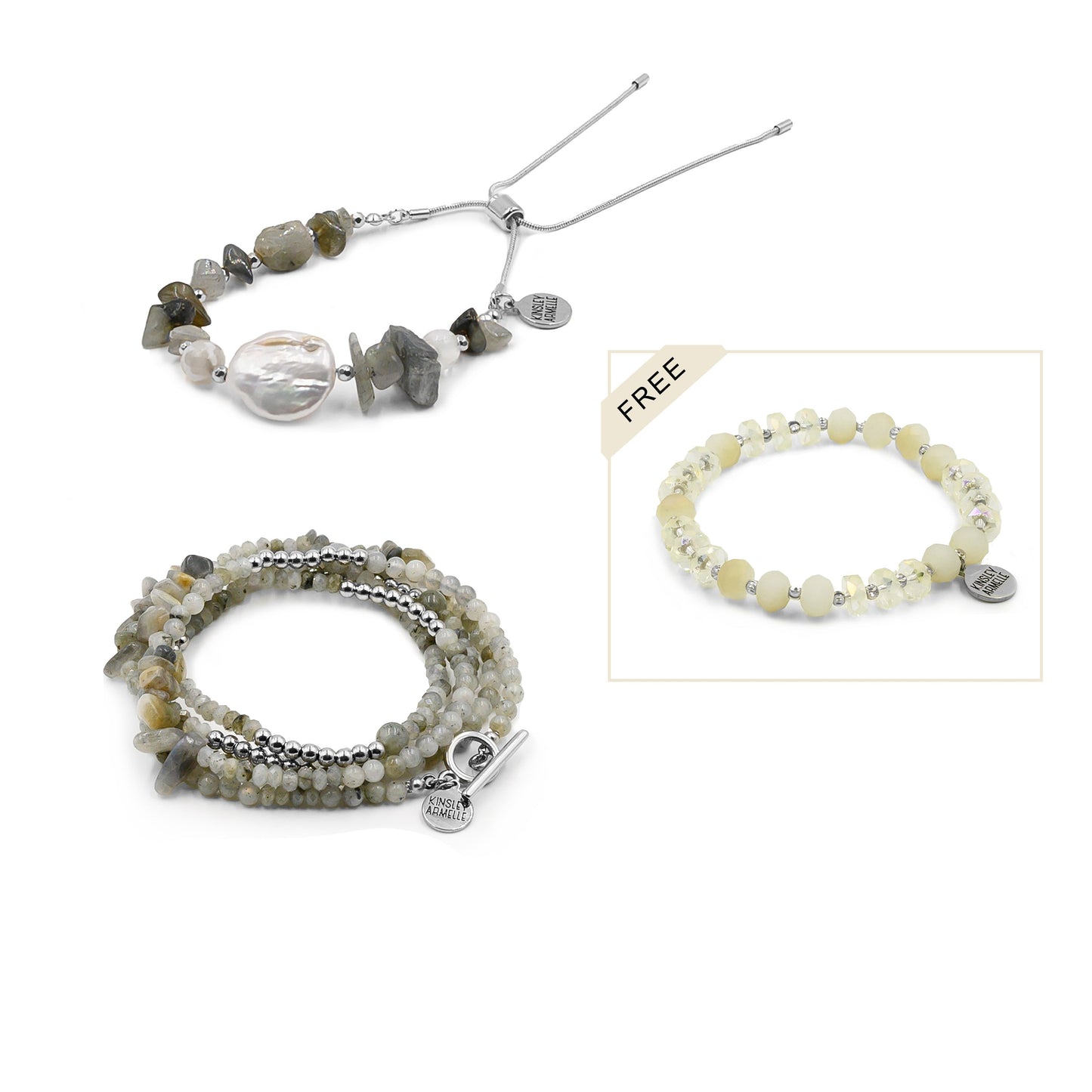 Silver Hayden Bracelet Stack