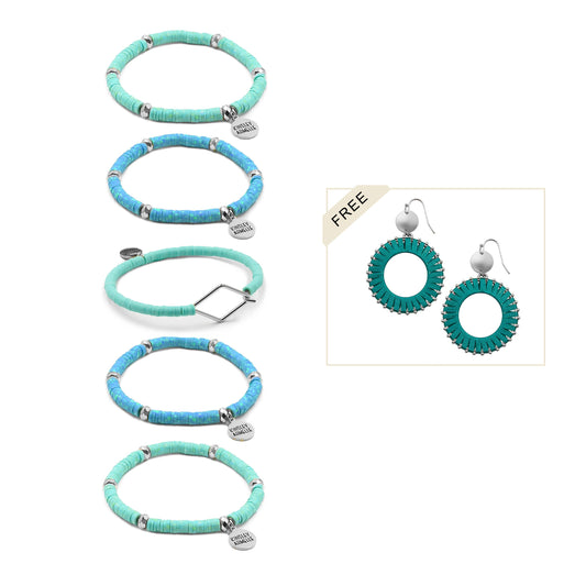 Silver Isla Jewelry Set