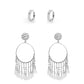 Silver Lyla Earrings Set