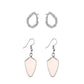 Silver Rosea Earrings Set