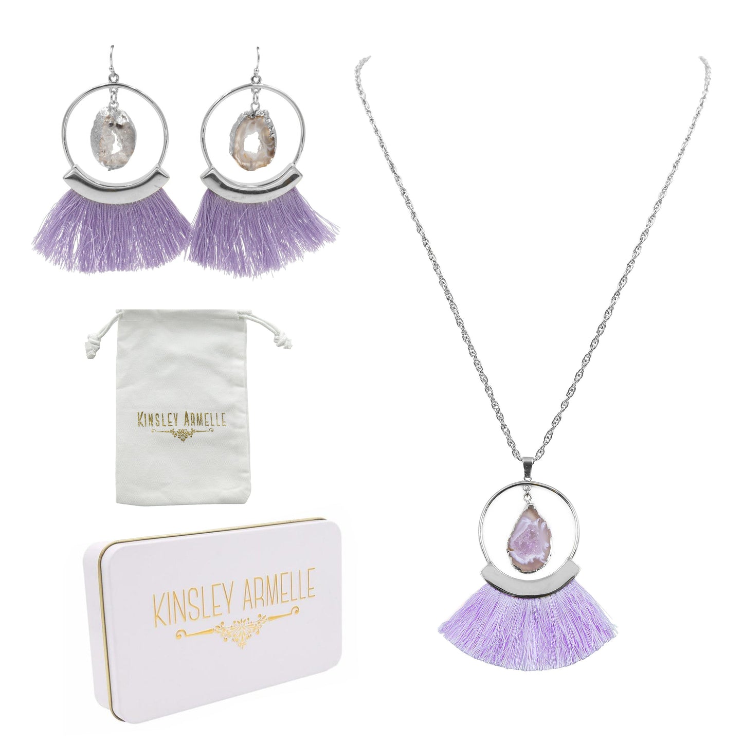 Silver Royal Fringe Gift Set