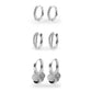 Silver Thalia Earrings Set