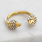 Spike Collection - Gold Bling Ring