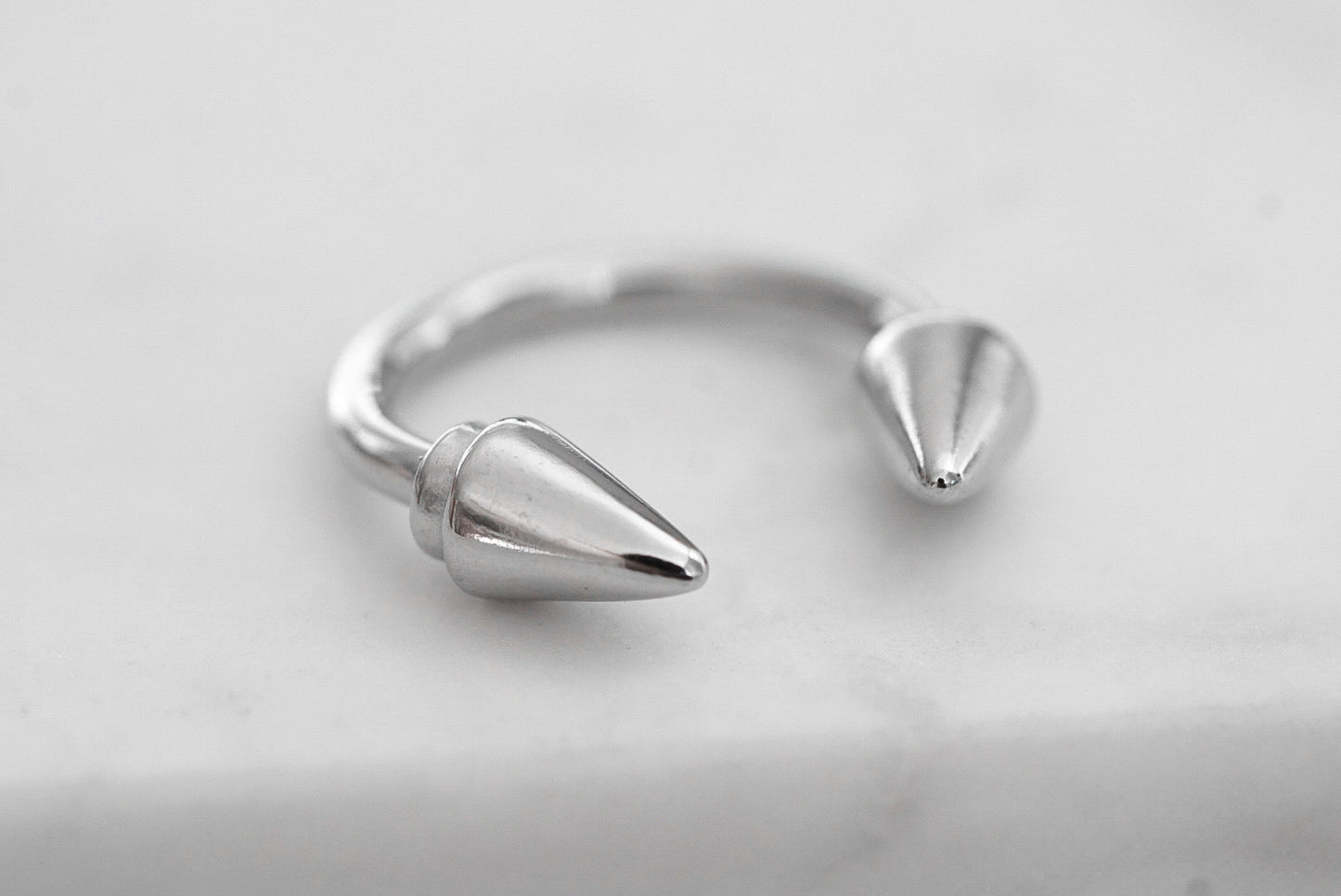 Spike Collection - Silver Ring
