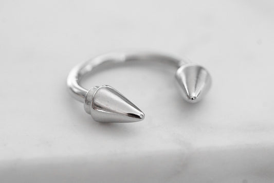 Spike Collection - Silver Ring
