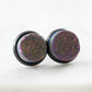 Stone Collection - Black Elara Cosmic Quartz Stud Earrings