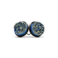 Stone Collection - Black Venus Cosmic Quartz Stud Earrings