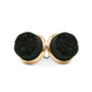 Stone Collection - Raven Quartz Stud Earrings