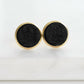 Stone Collection - Raven Quartz Stud Earrings