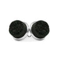 Stone Collection - Silver Raven Quartz Stud Earrings
