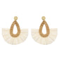 Tide Collection - Teardrop Rattan Earrings