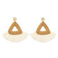 Tide Collection - Triangle Rattan Earrings