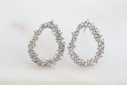 Waverly Collection - Silver Pearl Earrings