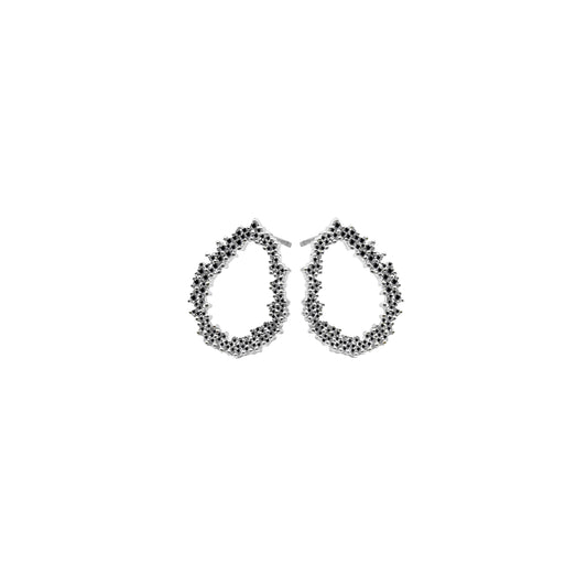 Waverly Collection - Silver Raven Earrings
