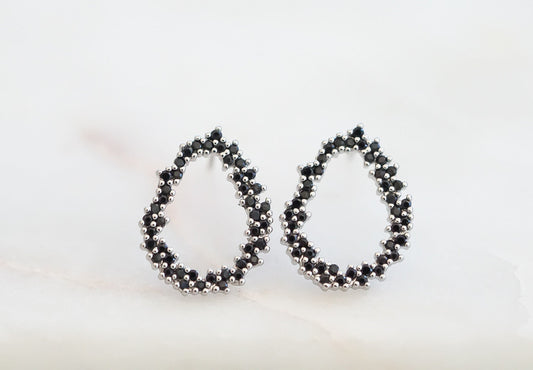 Waverly Collection - Silver Raven Earrings