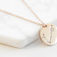 Zodiac Collection - Rose Gold Pisces Necklace (Feb 19 - Mar 20)