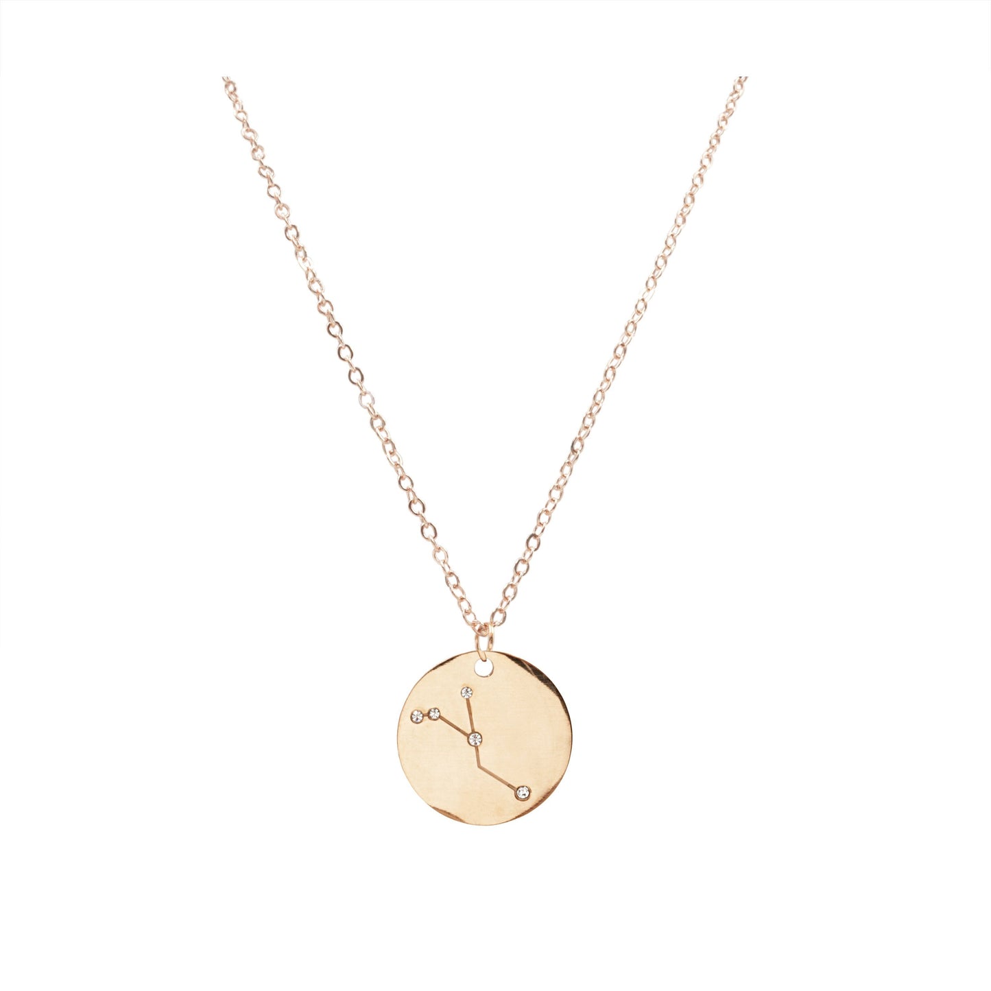 Zodiac Collection - Rose Gold Cancer Necklace (Jun 21 - July 22)