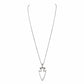 Jasper Collection - Silver Arrowhead Necklace